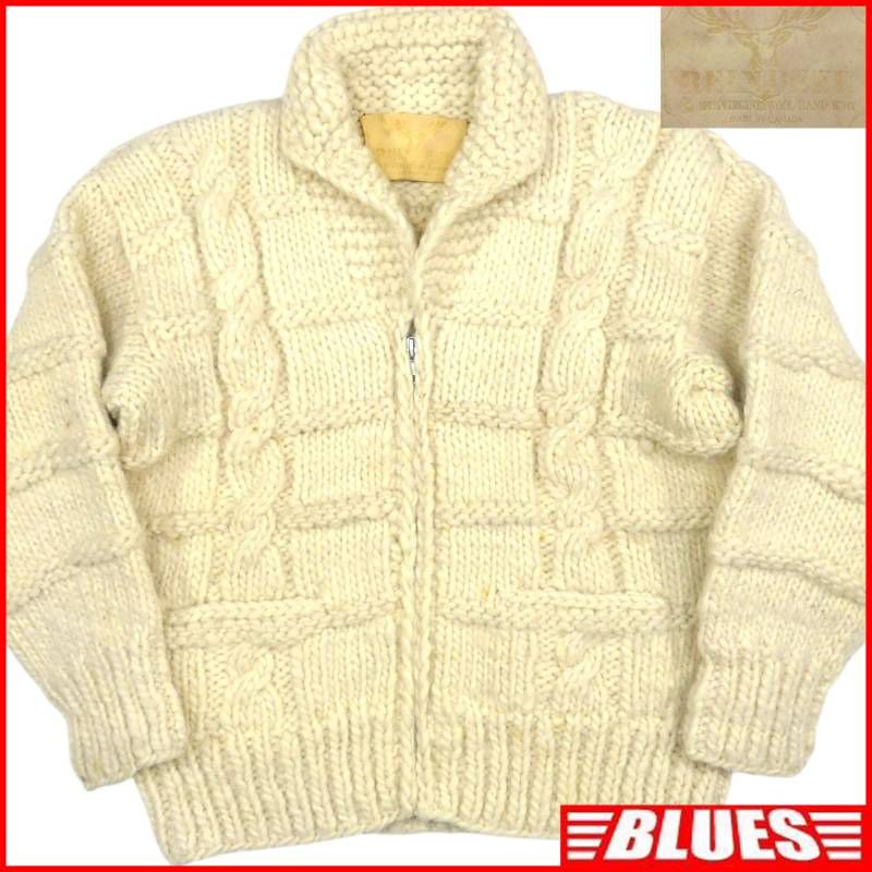 REINDEER レインディア カウチン セーター ハンドニット カナダ XXL