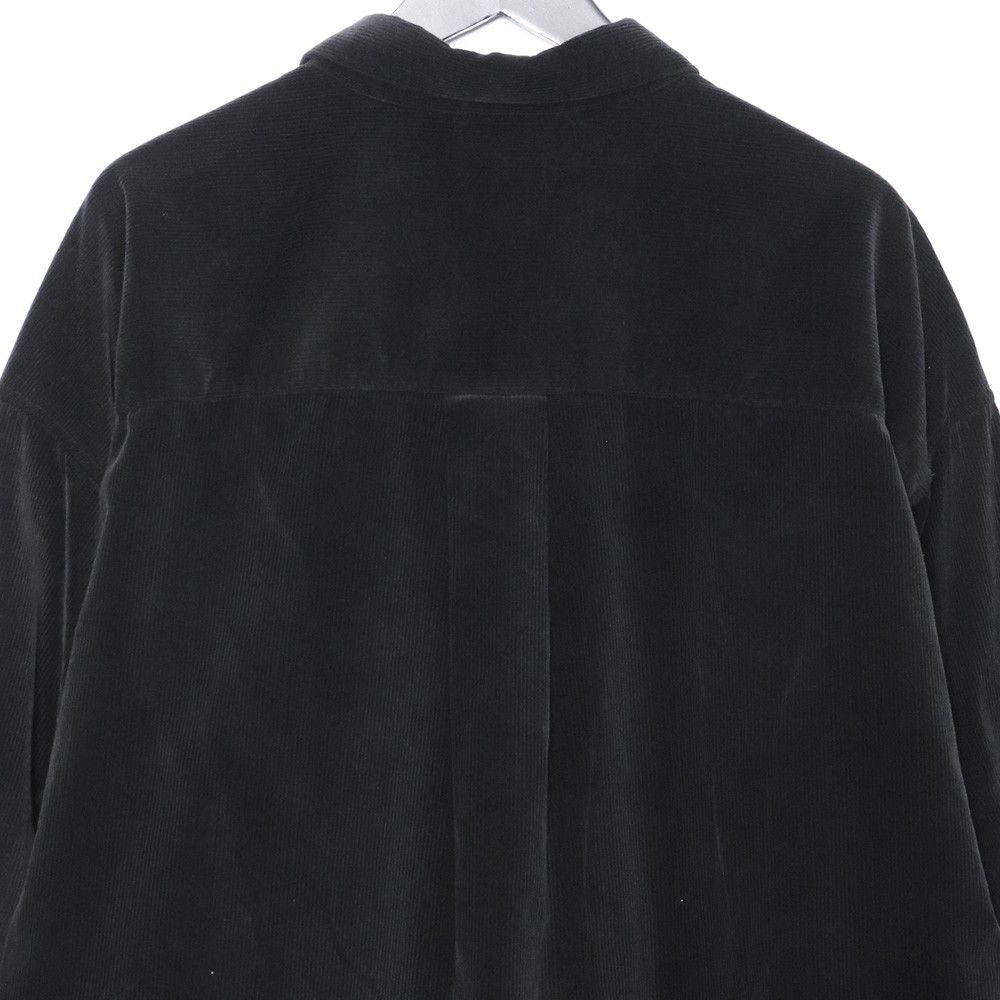 美品CHRISTIAN DADA 2018-19aw コーデュロイコート黒 CHRISTIAN DADA 2018-19aw コーデュロイコート黒