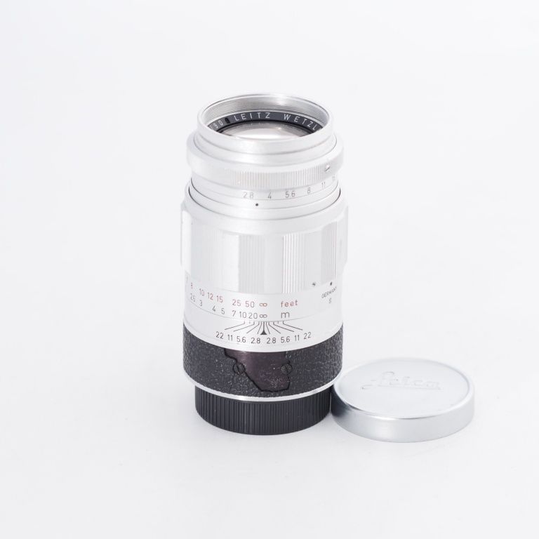 LEICA ライカ ELMARIT L 90mm F2.8＊エルマリート シルバー L39 