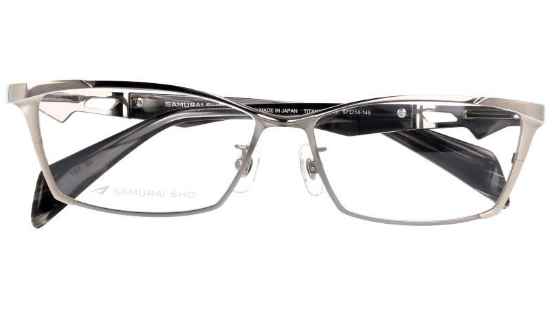 サムライ翔 メガネ フレーム SS-T104 #3 グレー シルバー SAMURAI SHO