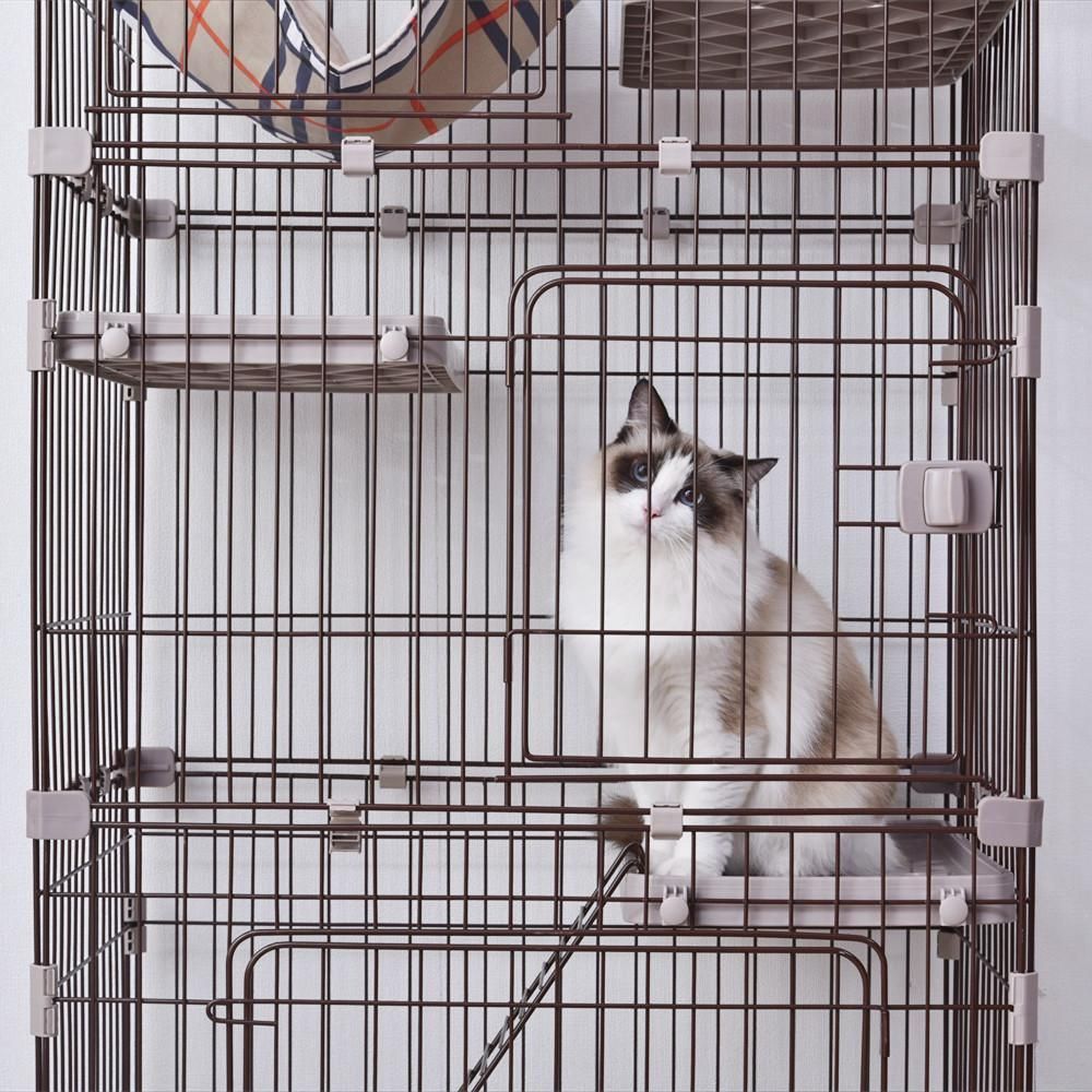 猫 ケージ キャットケージ ペットケージ キャスター付 猫ゲージ 大型