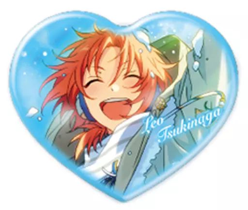 あんスタ あんさんぶるスターズ 月永レオ 缶バッジ ハート缶バッジ F2 中古】バッジ・ピンズ(キャラクター) 月永レオ 「あんさんぶるスターズ
