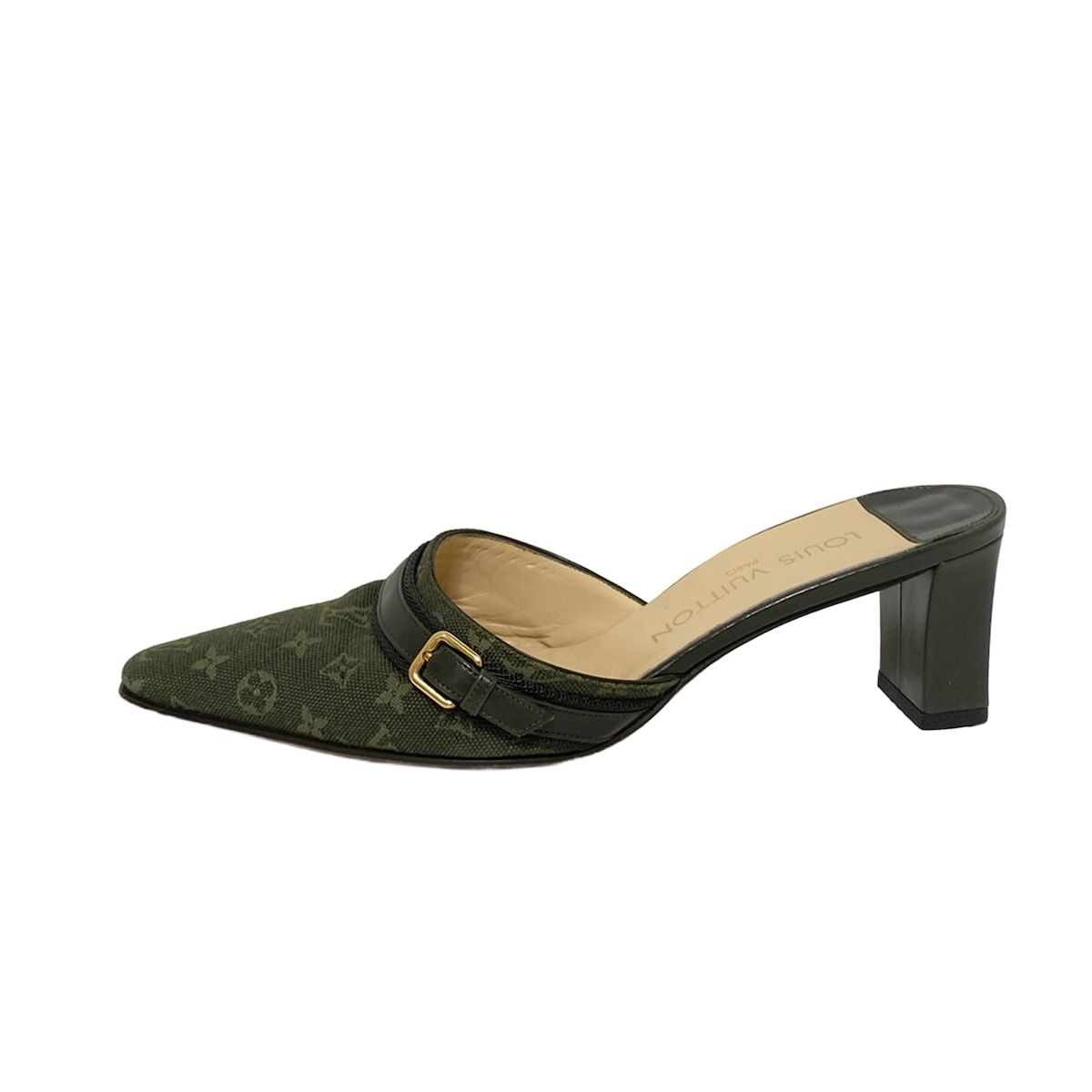 LOUIS VUITTON(ルイヴィトン) ミュール 35 レディース - TSTカーキ  