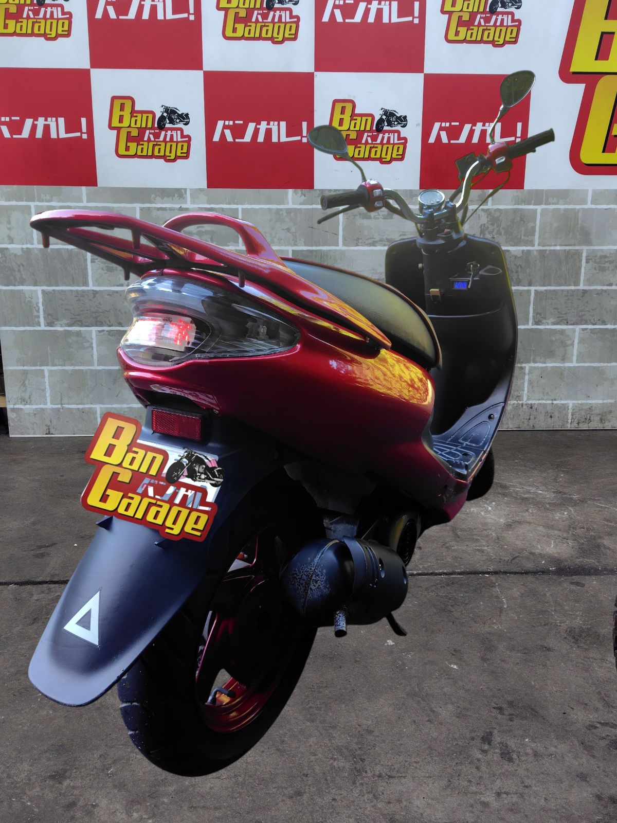 ヤマハ YAMAHA グランドアクシス アクシス 2376km 社外メーター SB01J 一部無料配送有 原付 バイク バンガレージ 京都