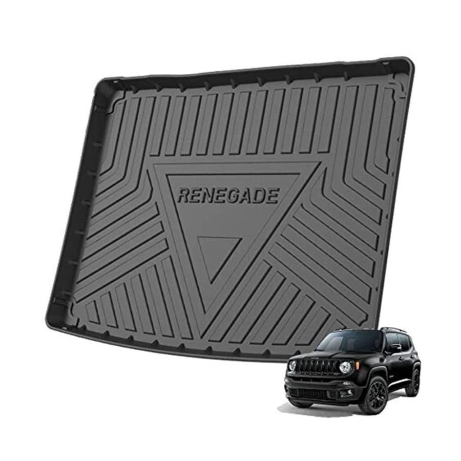 適合ジープ レネゲード Jeep Renegade 2016-2021ラゲッジマット トランクマット 3Dラゲージトレイ 環境にやさしい材料TPEゴムにパッド防水 耐摩擦 耐汚フロアマ
