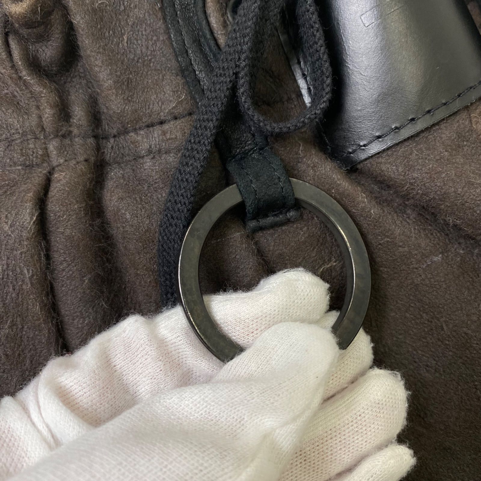 minus (-) マイナス TIMELESS leather boxer shorts レザー ハーフ 