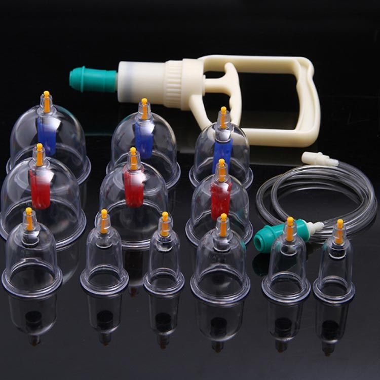 カッピング 吸玉 吸い玉 ハンド 真空ポンプ Q 吸引器 真空ポンプ セット ハンドポンプ1個＋吸い玉カップ12個 吸玉