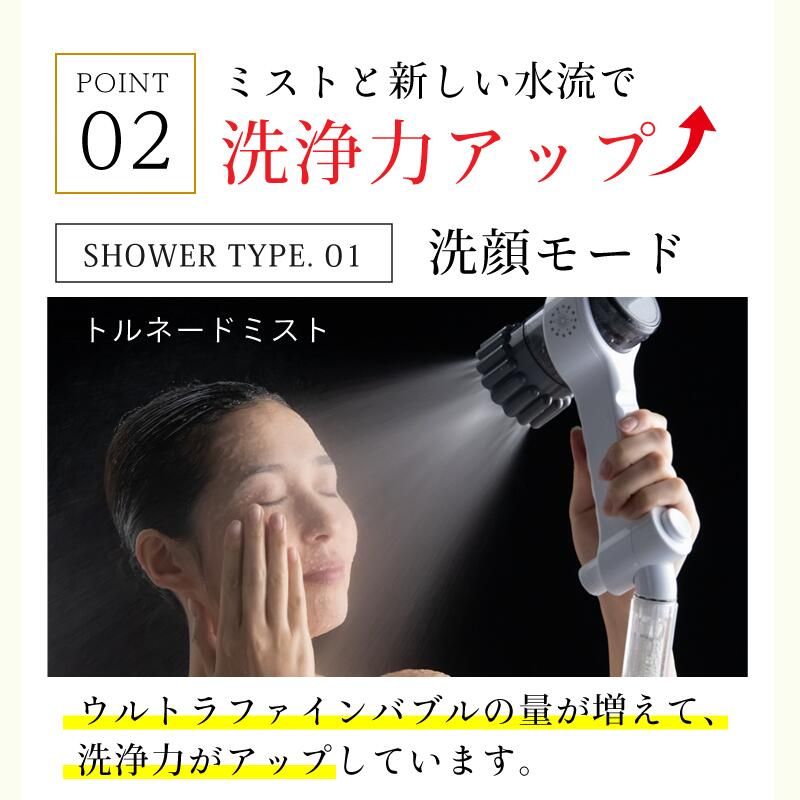 塩素除去機能付き トルネードスティック