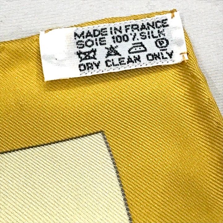 美品 HERMES エルメス カレ90 KOSMIMA シルク 100％ タグ付き