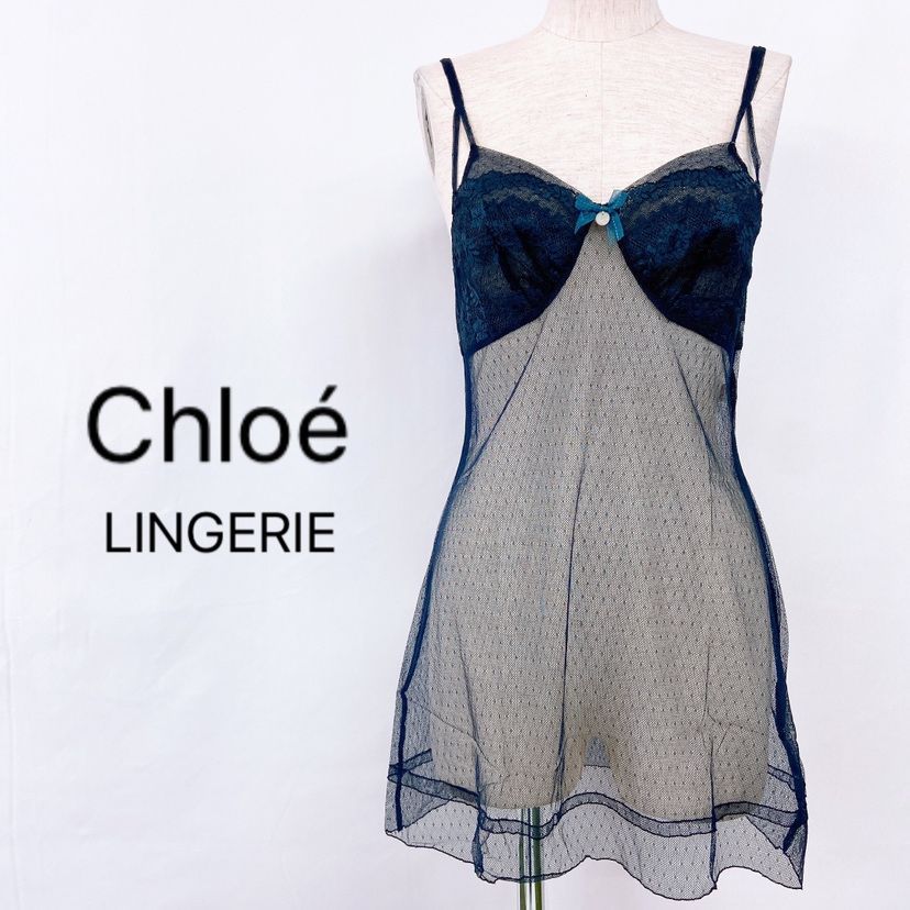 新品タグ付き】Chloé LINGERIE クロエランジェリー クロエ スリップ