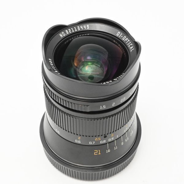 新品級の極上美品/動作◎ TTArtisan 21mm f/1.5 ASPH RFマウント EOS-R ブラック レンズ - メルカリ