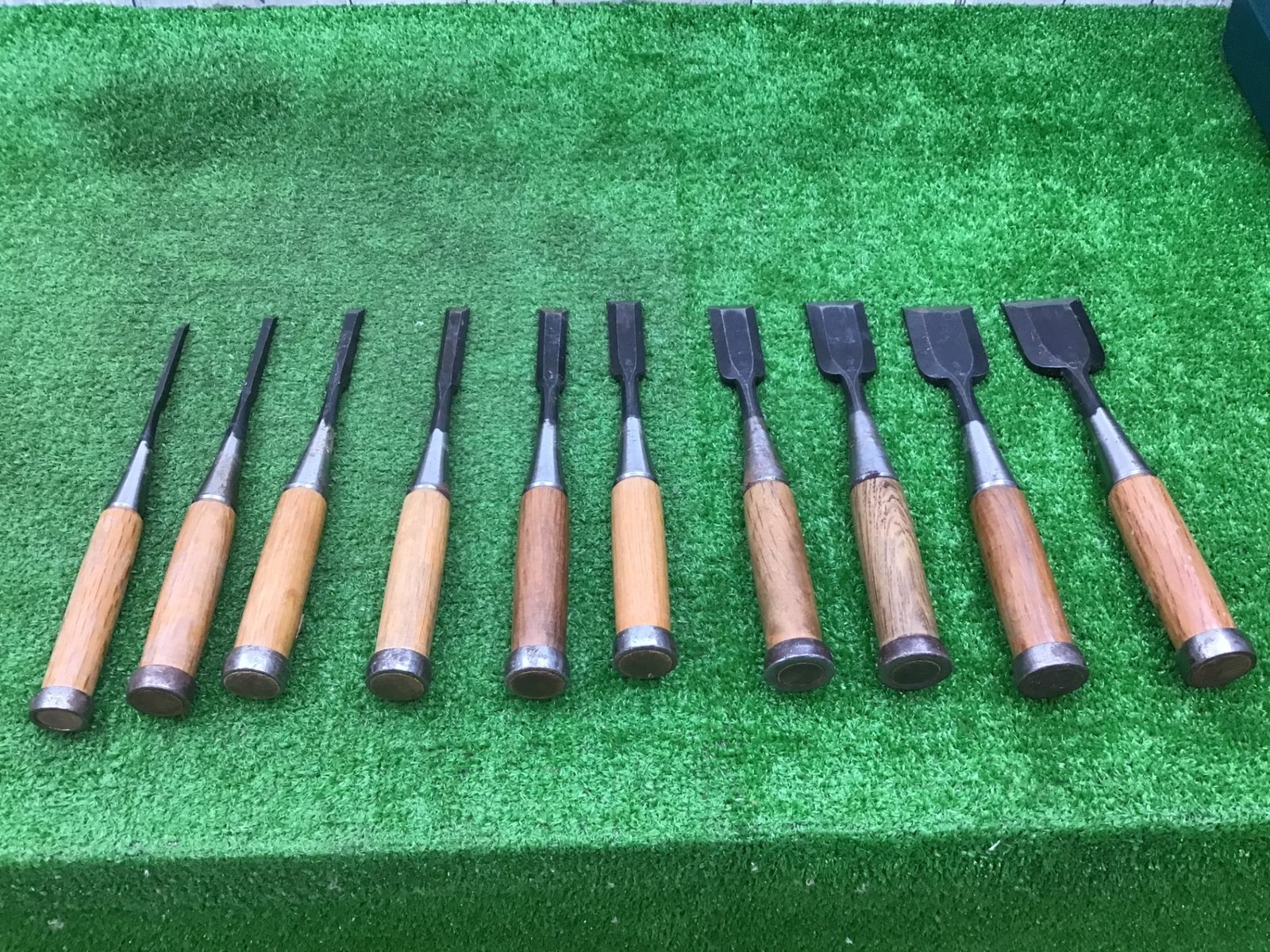 鑿10本セット 多少刃こぼれあり