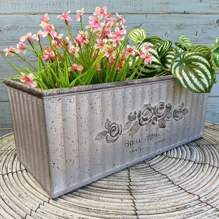 植え替えできる❤️デニムサボテン+リメ缶 No.529 デニム・ジーンズ