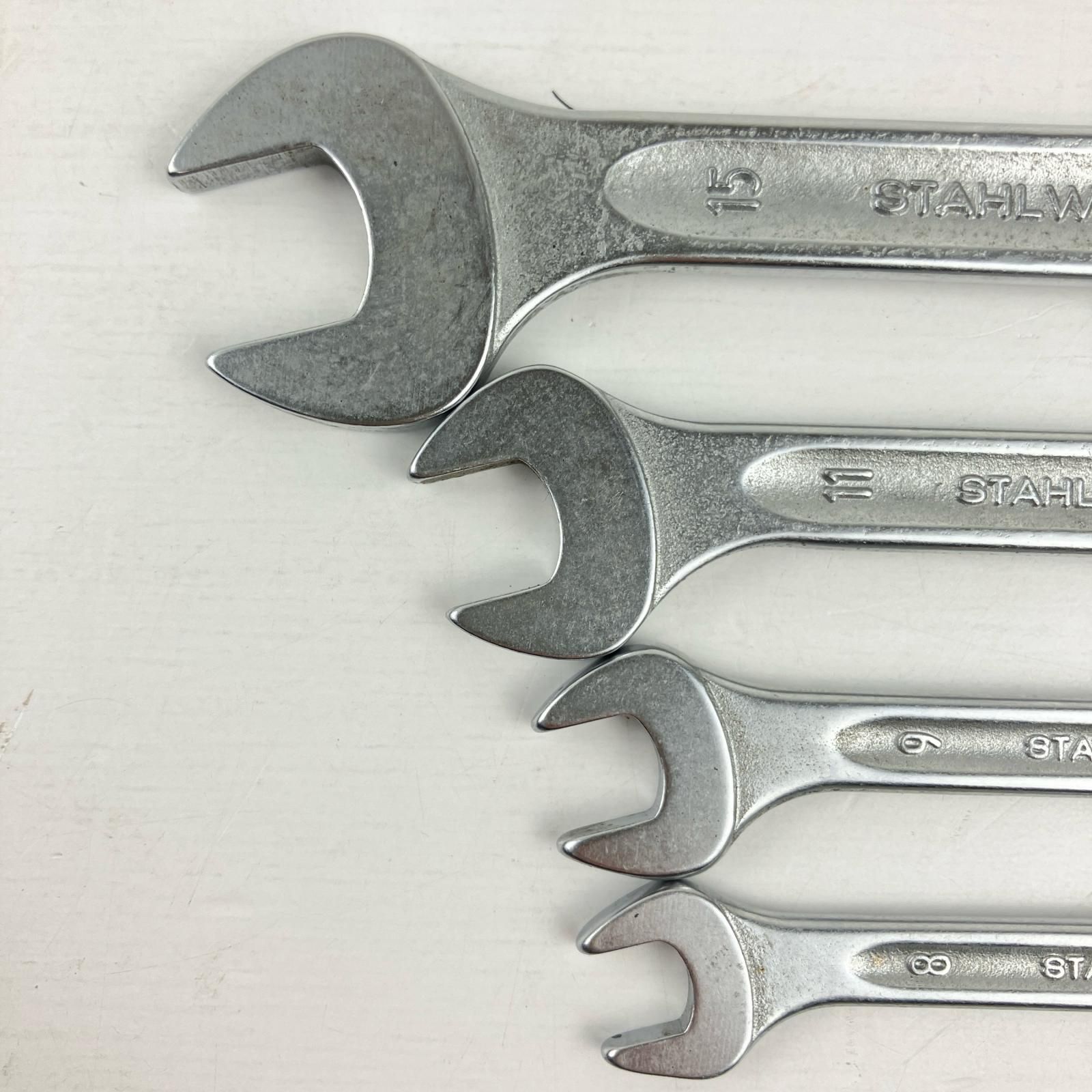 ЗЗSTAHLWILLE スタビレー 8 9 11 15mm コンビネーションレンチ 4本組 本体のみ OPENBOX13