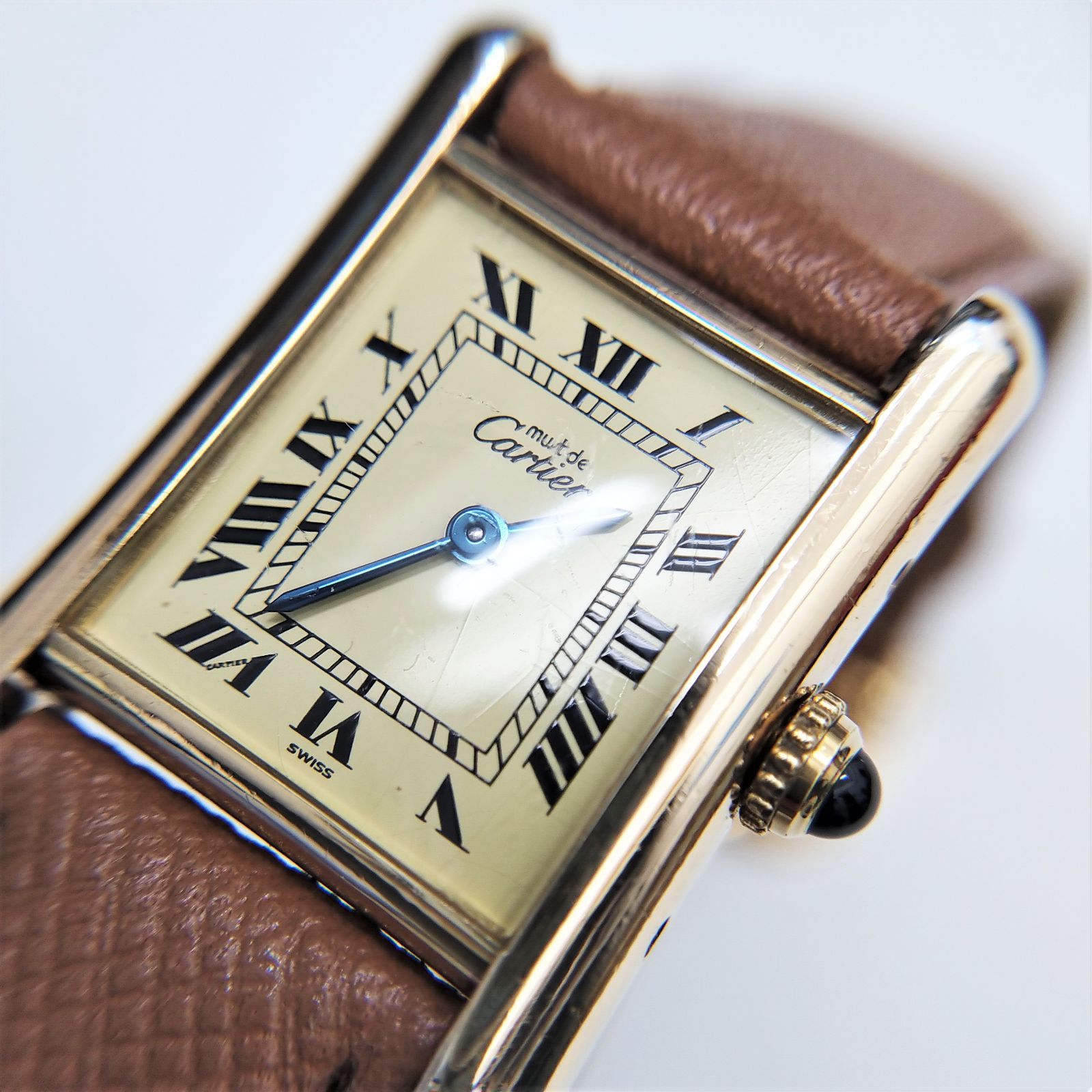 カルティエ Cartier マストタンク 1613 腕時計 稼働品