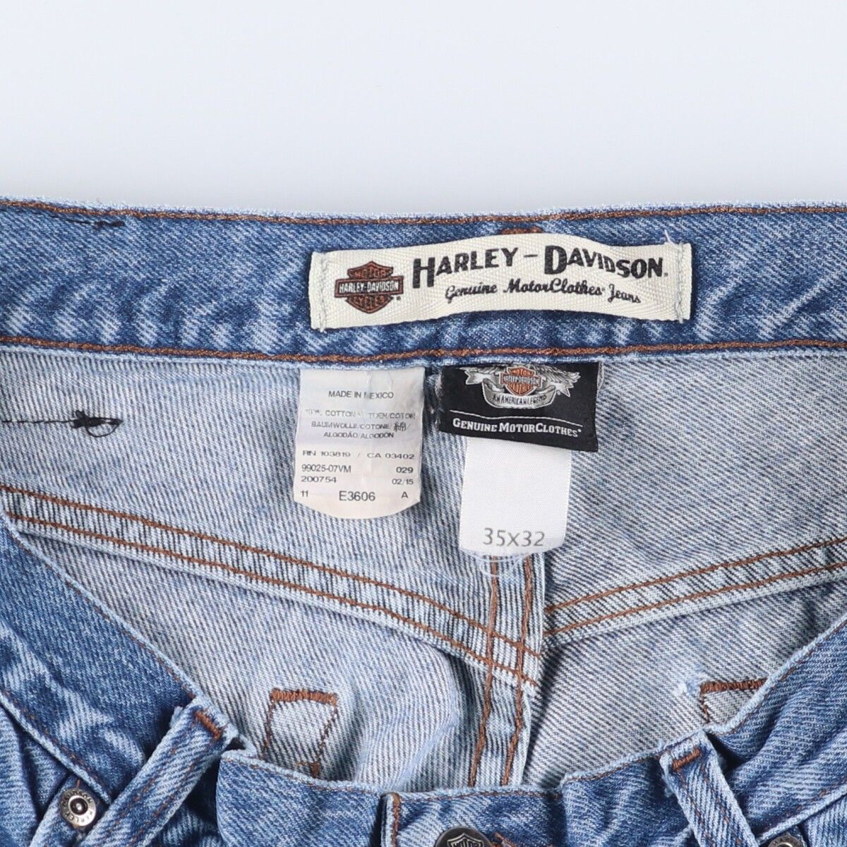 Harley-Davidson テーパードデニムパンツ