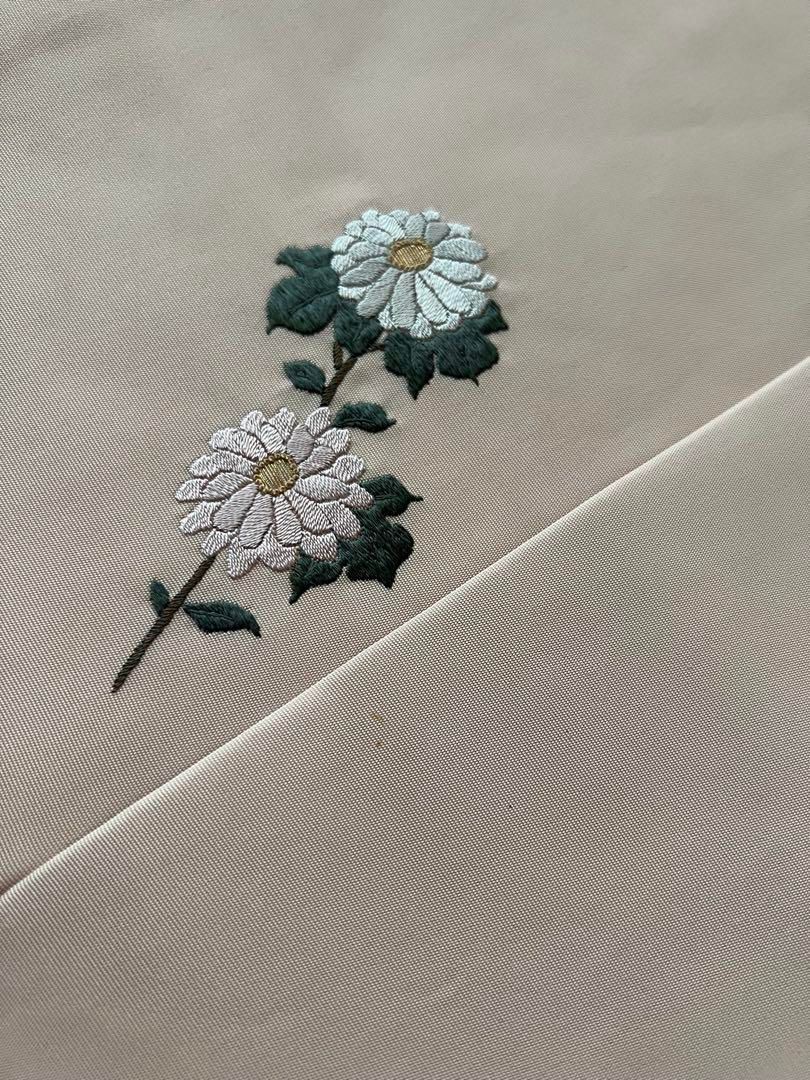 名古屋帯　刺繍　垣根に花　長尺 名古屋帯 刺繍 垣根に花 長尺 - メルカリ