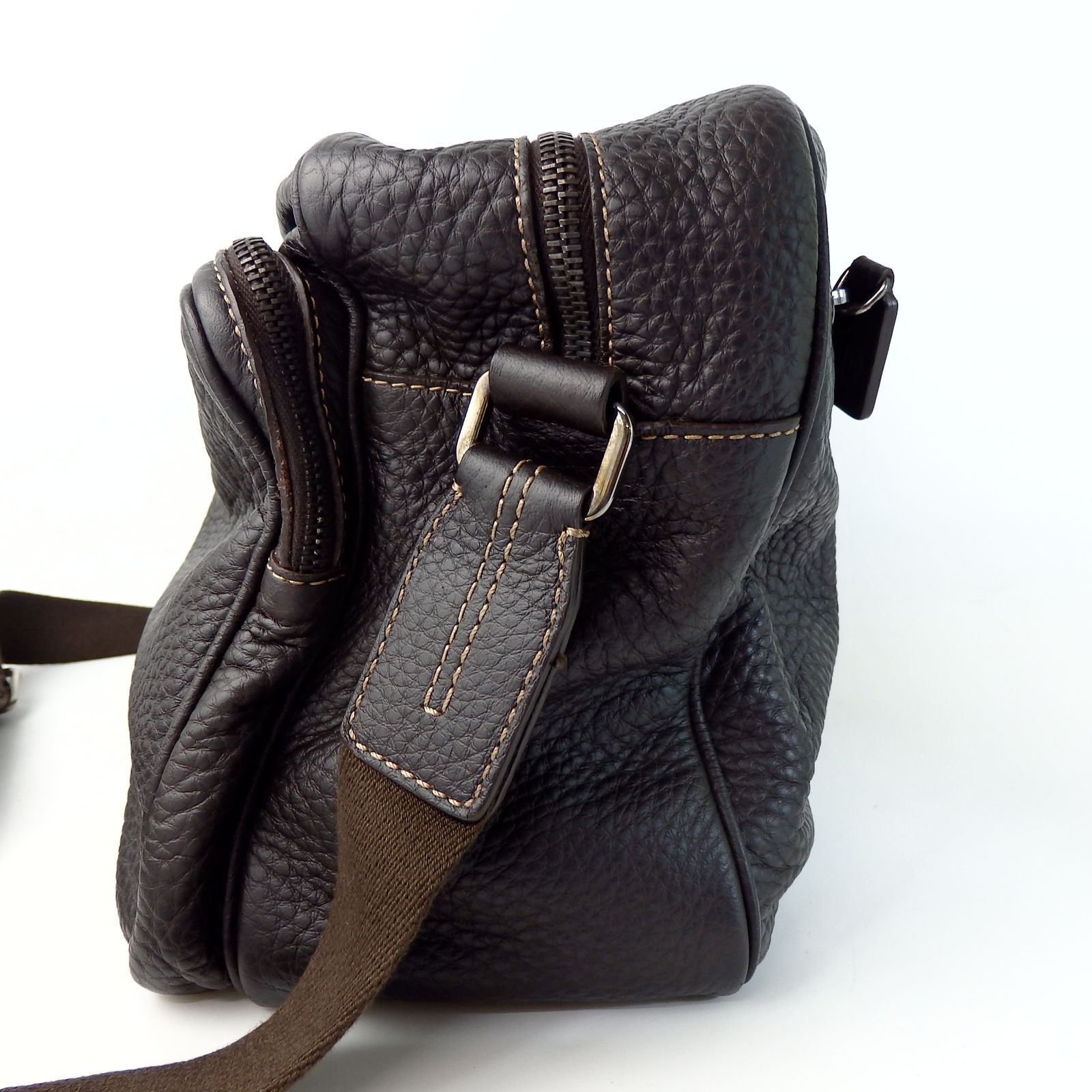 TOD'S】トッズ ワンショルダーバッグ ブラウン レザー 保存袋付き