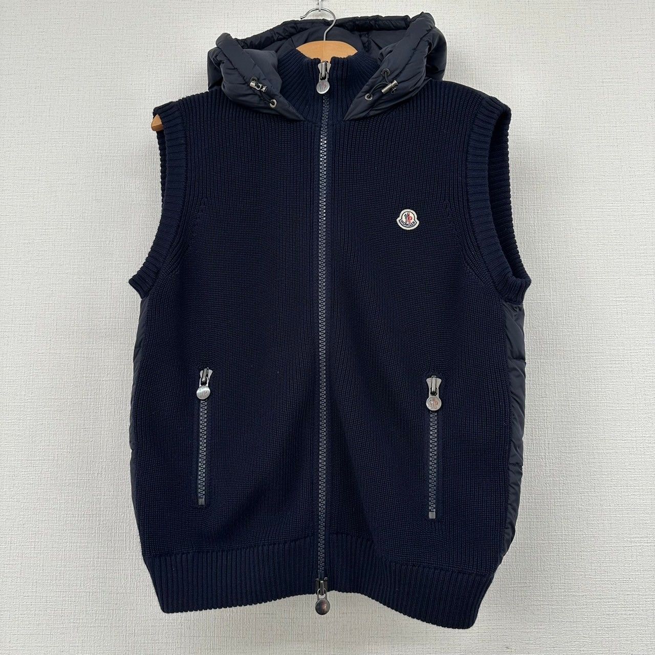 MONCLER MAGLIA GILET VEST ダウンベスト MONCLER モンクレール MAGLIA TRICOT GILET ニット切替ダウン