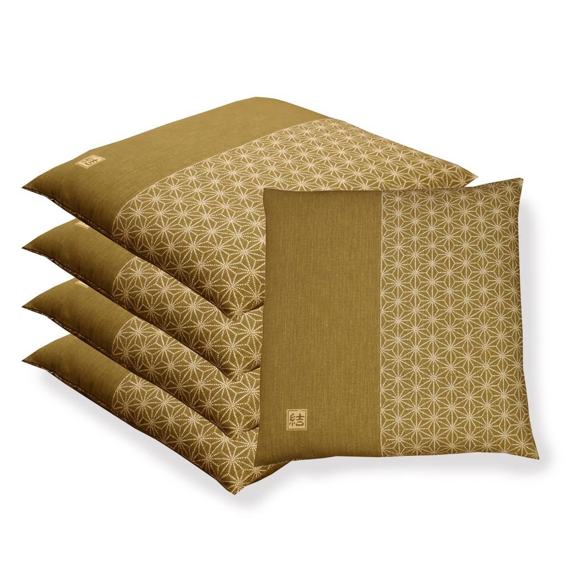 西川 婚礼冬座布団5枚組 新品 未使用品 夏カバー付 ふさ付59x63cm 楽天