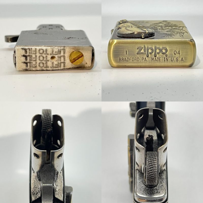 ZIPPO ジッポ JAZZ ピアノ トランペット コントラバス サックス 4点 