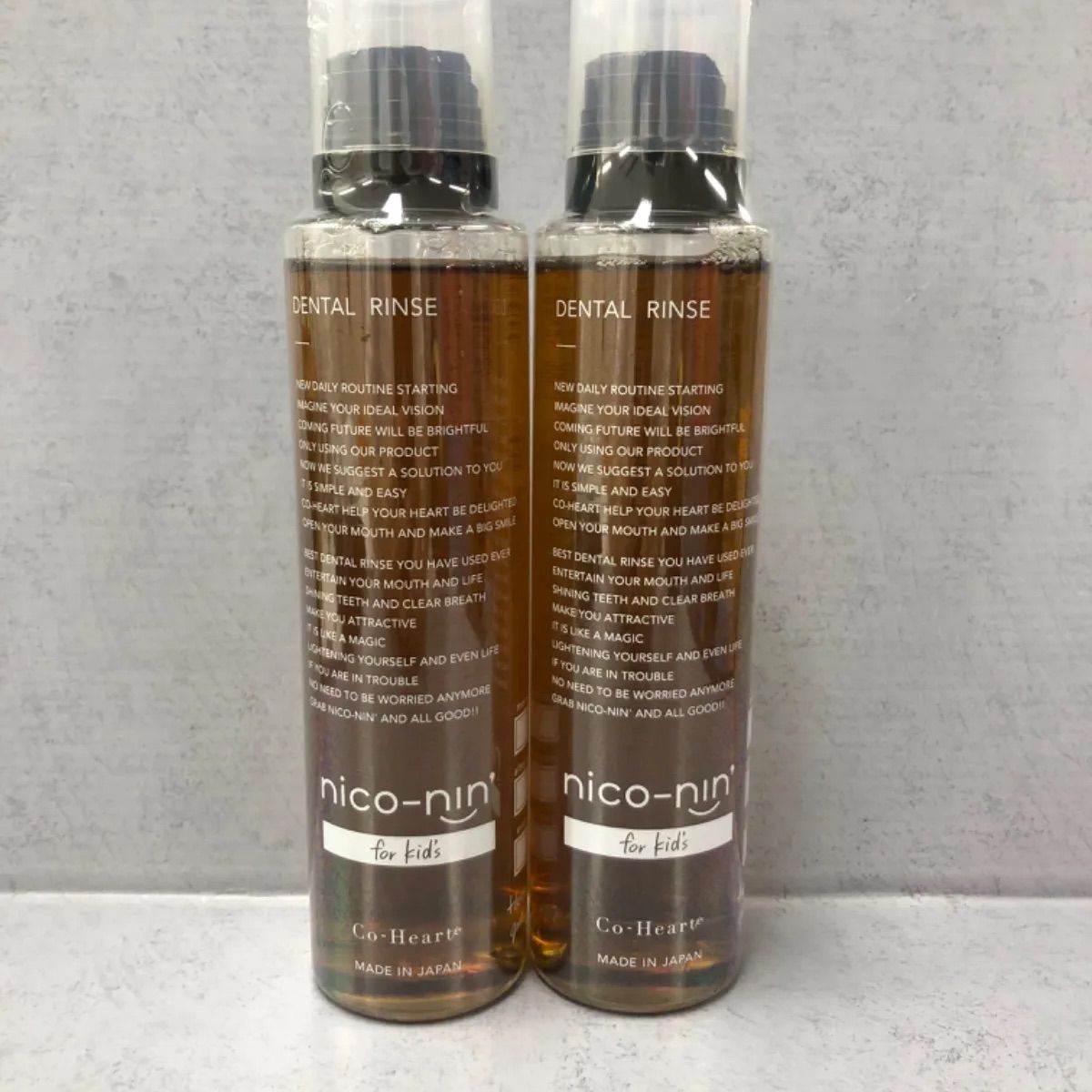 ニコニン　コハルト　トゥースウォッシュ いっこう様☆nico-ninニコニンfor kids薬用トゥースウォッシュ 4本 Co