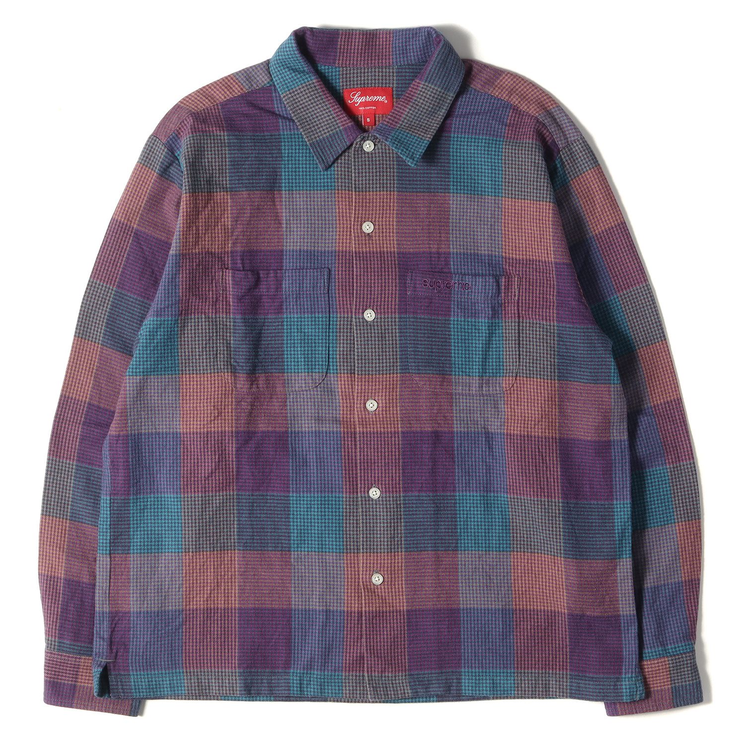 SUPREME シュプリーム 21AW Plaid Flannel Shirt Multi 長袖