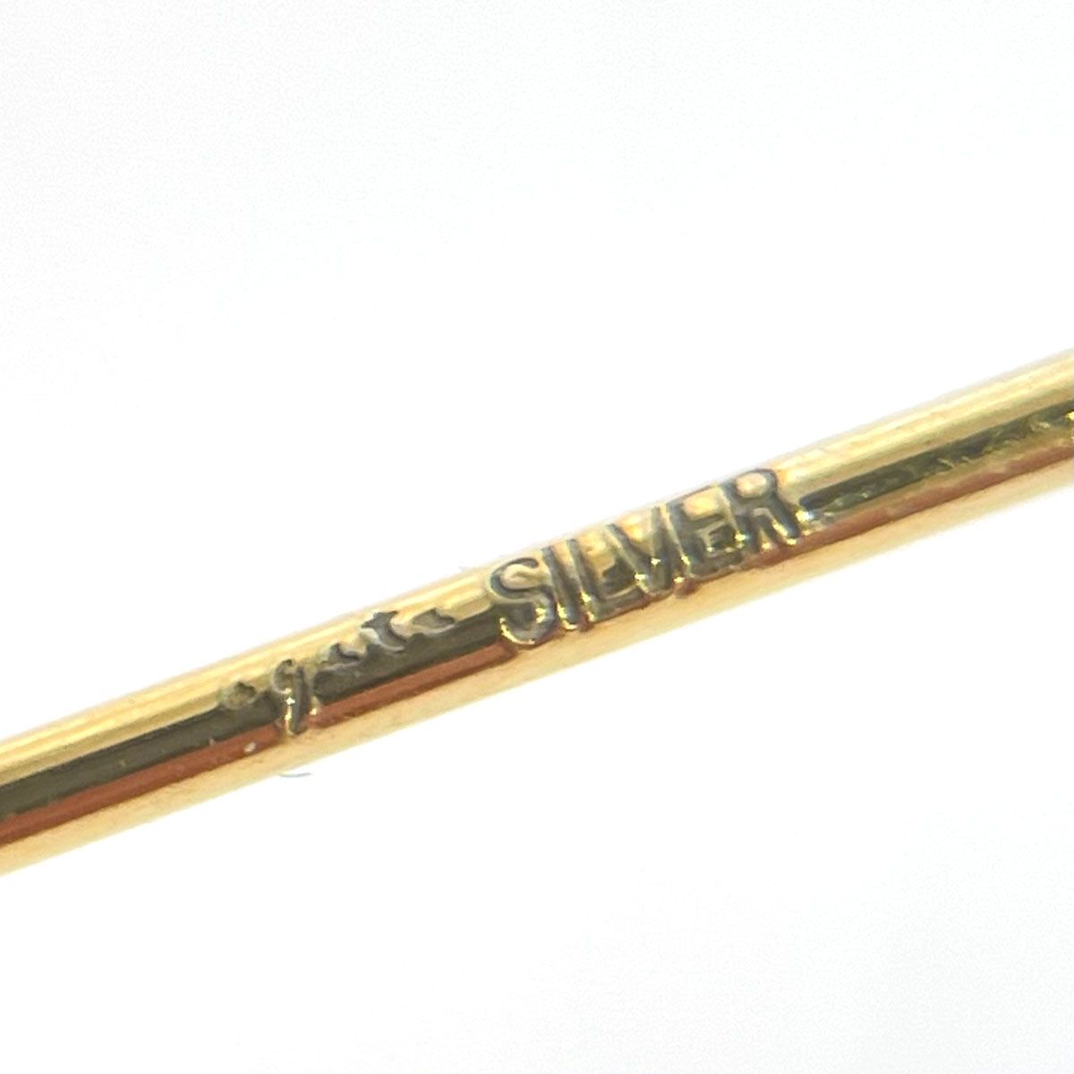 agete アガット SVピアス ゴールドカラー SILVER レディース フープ