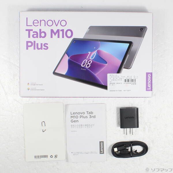 Lenovo Tab M10 Plus 3rd gen タブレット32GBグレー Lenovo Tab M10 Plus (3rd Gen) 10.6 Inch Storm Gray 64GB +