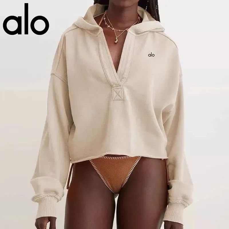 alo yoga XS S アロヨガ　トップス イエロー 長袖 バレエ ヨガ 楽天市場】[10%OFF] ヨガウェア トップス loopa 七分袖 ロング丈