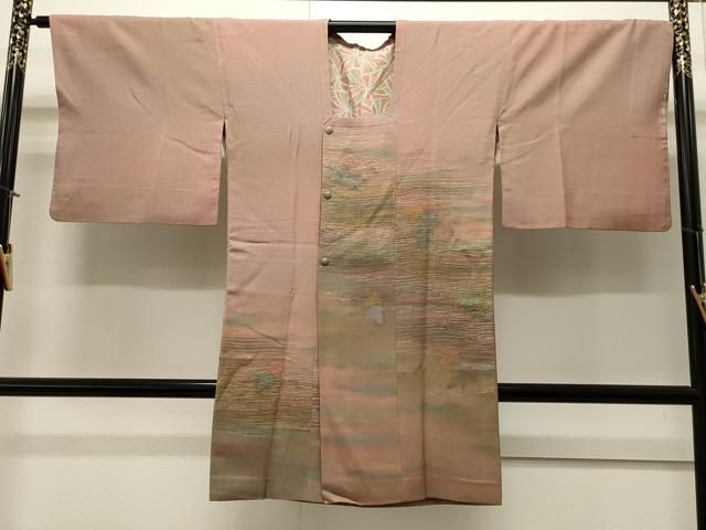 平和屋着物＃染色家　岩浅公展　道行コート　霞文　暈し染め　正絹　逸品　未使用　CAAW4961dy 平和屋着物＃染色家 岩浅公展 道行コート 霞文 暈し染め 正絹