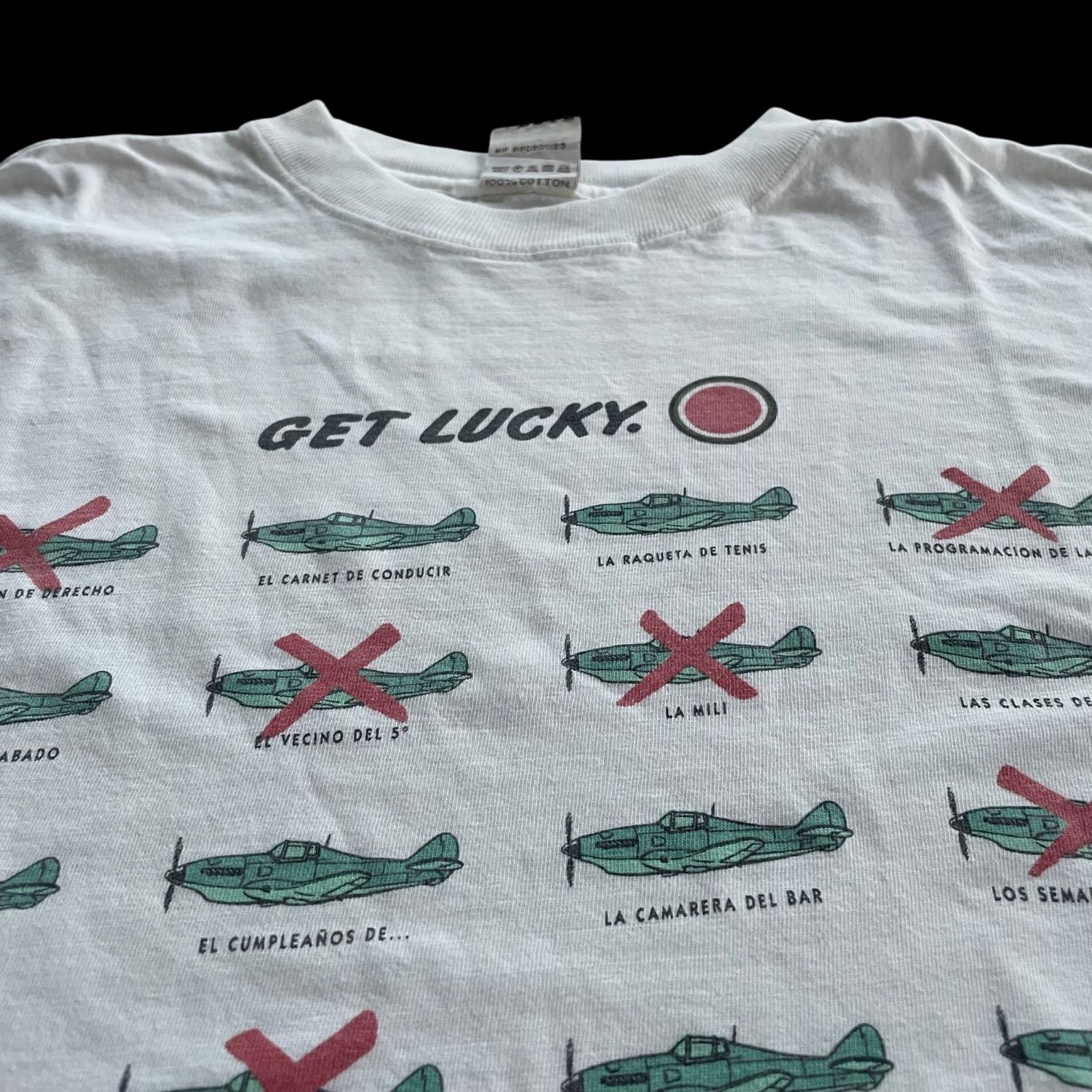 【入手困難】ラッキーストライク　Tシャツ　両面デザイン　タバコ　ヴィンテージ 入手困難】ラッキーストライク Tシャツ 両面デザイン タバコ
