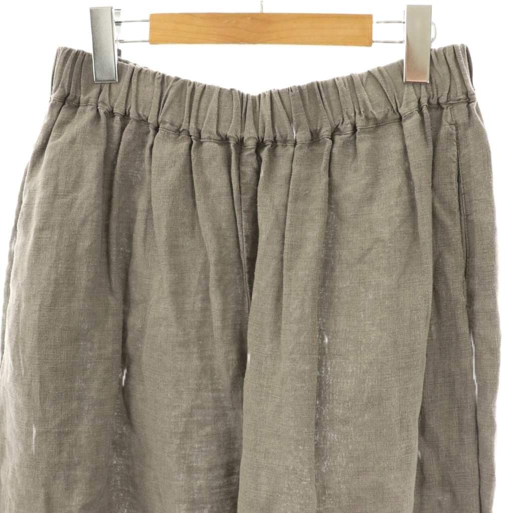イージーパンツ リネン