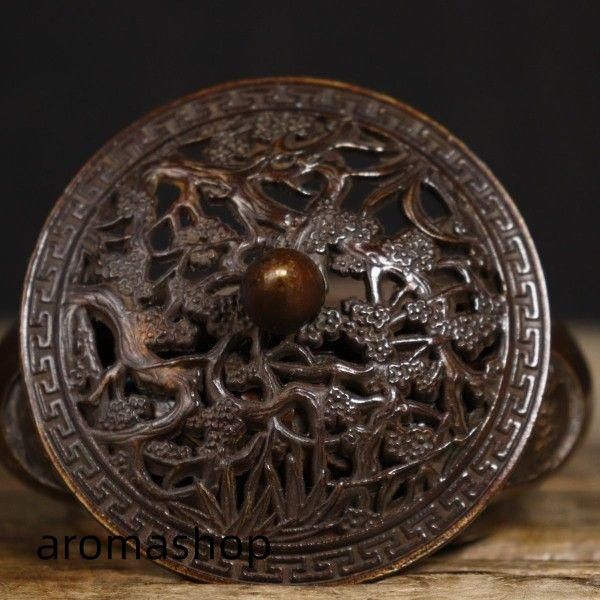 ひょうたん型香炉 鶴 置物 香道具 装飾品 工芸品 美術品 ひょうたん型香炉