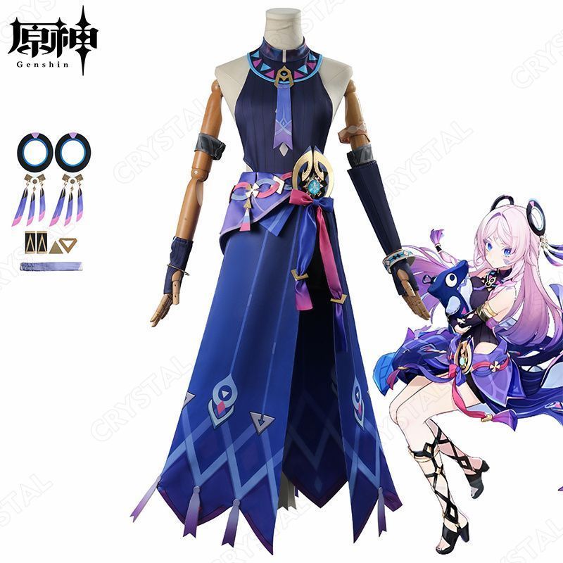 原神 Genshin シトラリ コスプレ衣装 原神 キャラ衣装 げんしん ヒロイン Citlali コスプレ衣装 コスチューム ハロウィン クリスマス 制服 大人 子供 cosplay イベント
