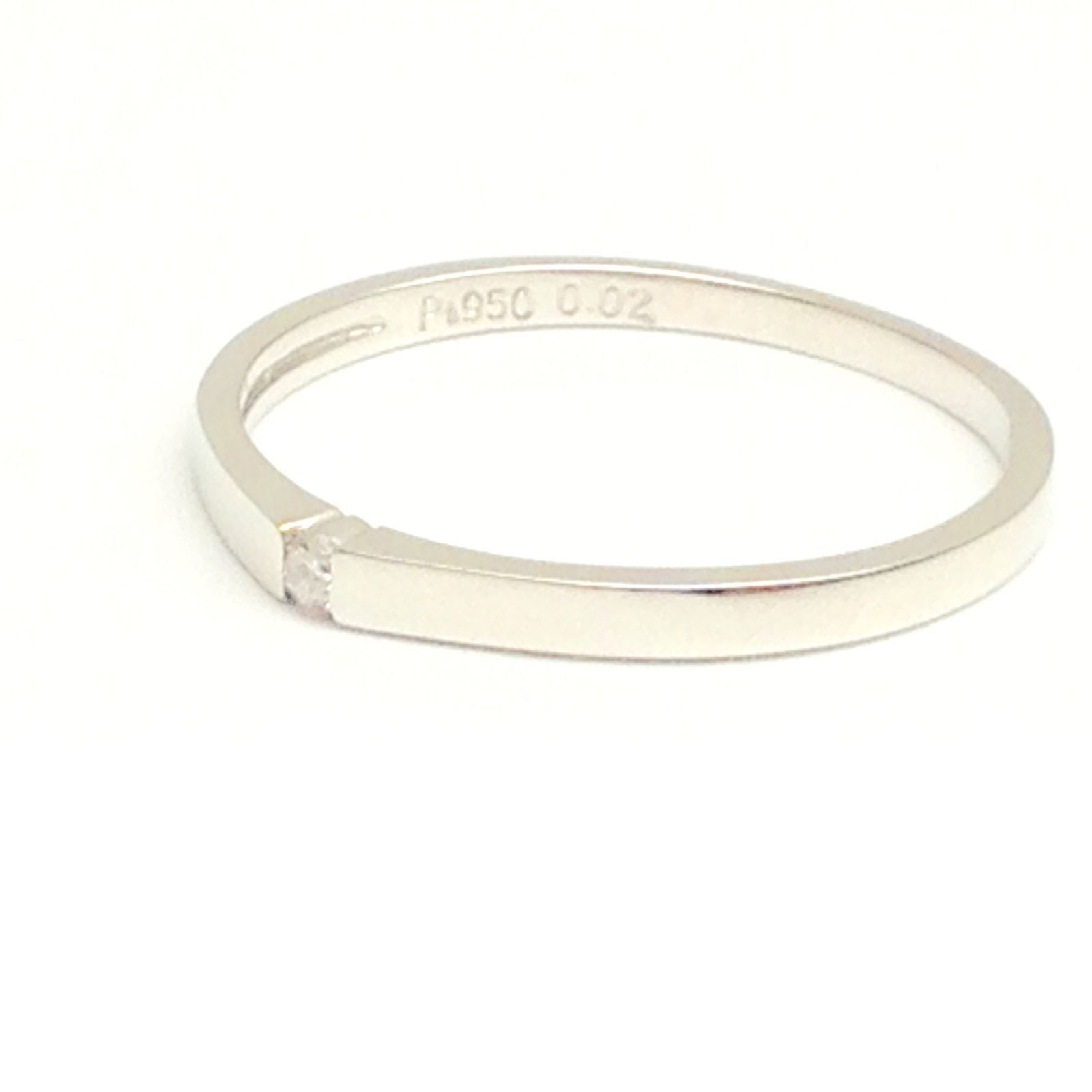 platine プラチナ950 purete ダイヤモンド0.02 ct Haute リング r-hhrh-di オートピュルティプラティヌ 日本サイズ13号 リング アクセサリー
