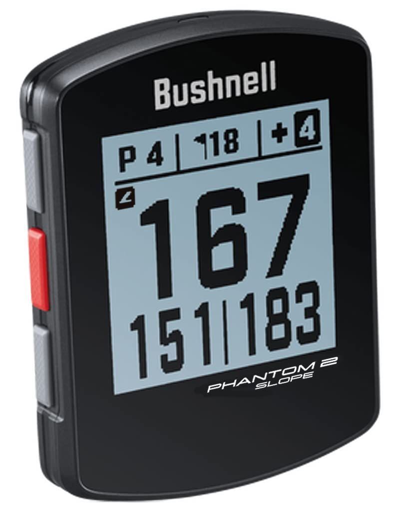 ブッシュネル Bushnell ゴルフ 距離計 GPSナビ 防水 小型 軽量 ファントム2 スロープ ブラック ブラック|ＦＦ|Men s Lady s