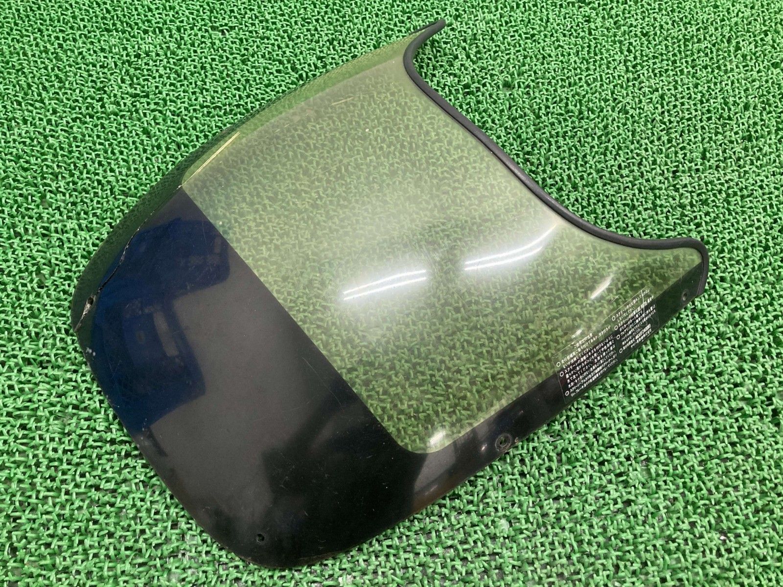 FZ400R スクリーン 46X ヤマハ 純正 バイク 部品 ウインドシールド 修復素材に コケキズ無し 車検 Genuine Tu