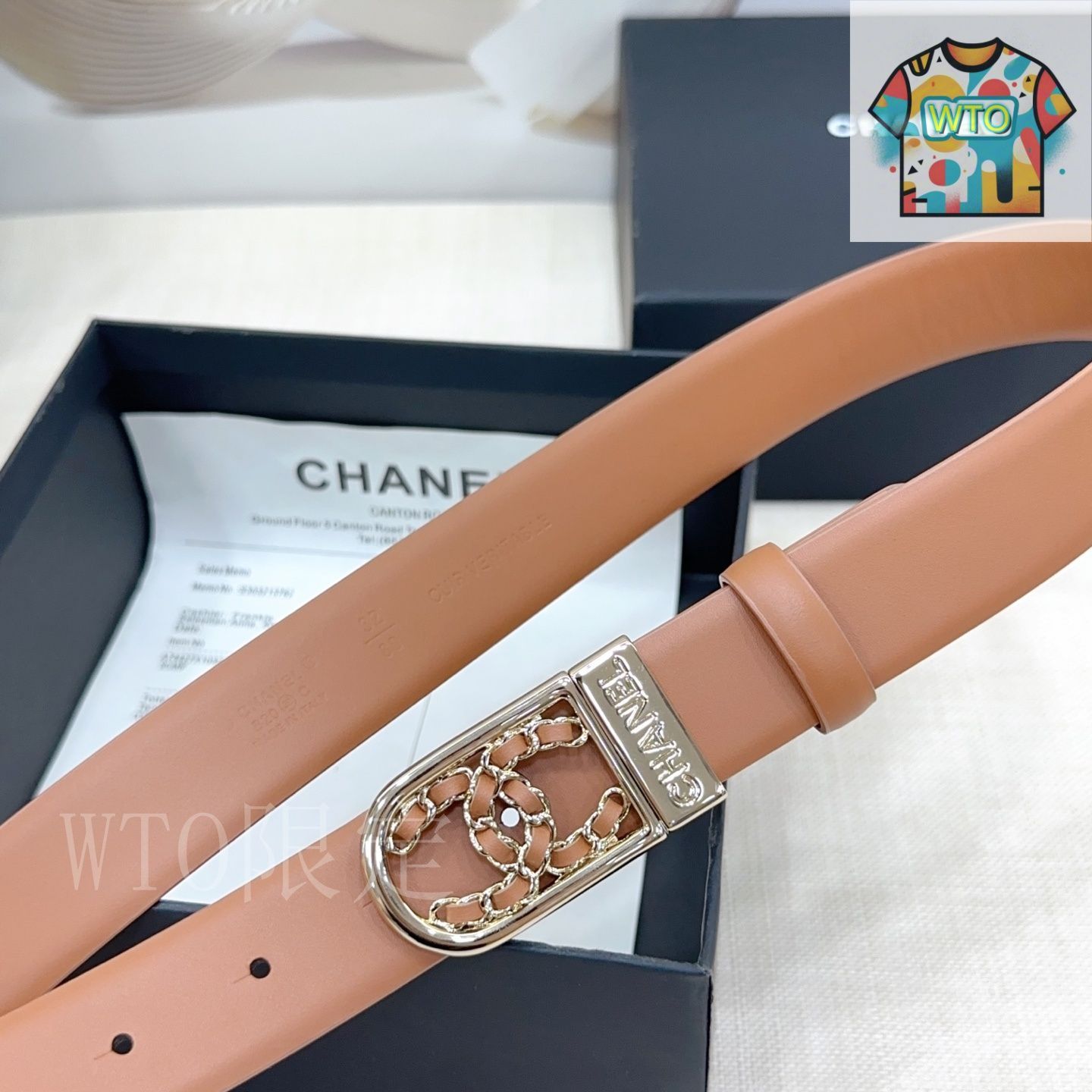 **フェザーがポイント♡**【CHANEL】 ベルト フェザーがポイント♡**【CHANEL】 ベルト
