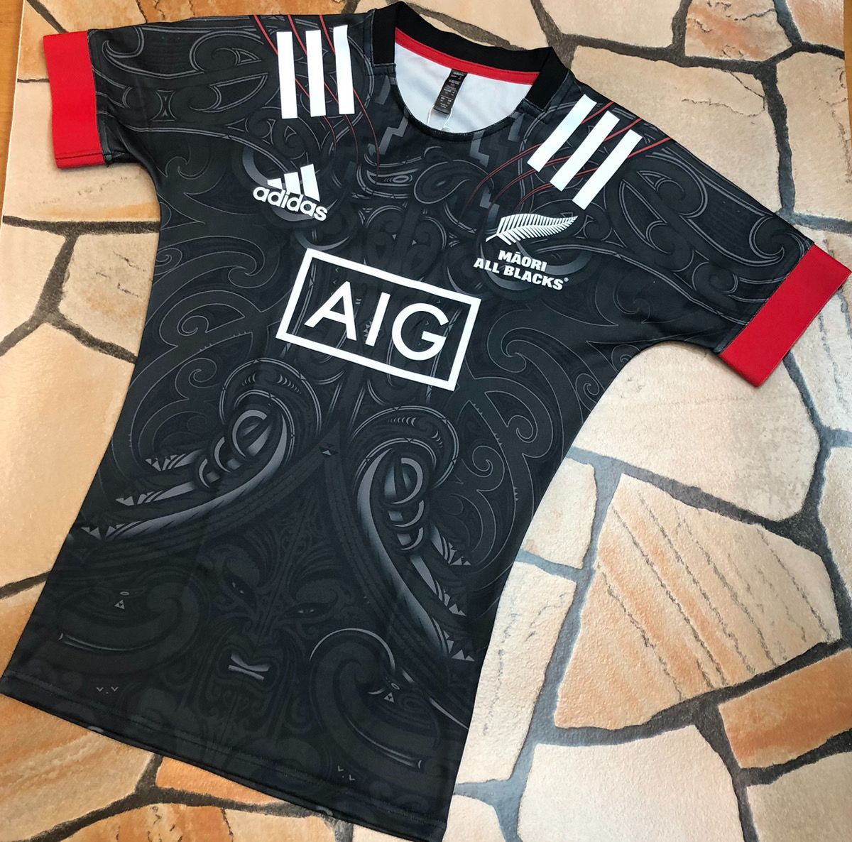 adidas マオリ・オールブラックス ラグビー ストア レプリカ XS