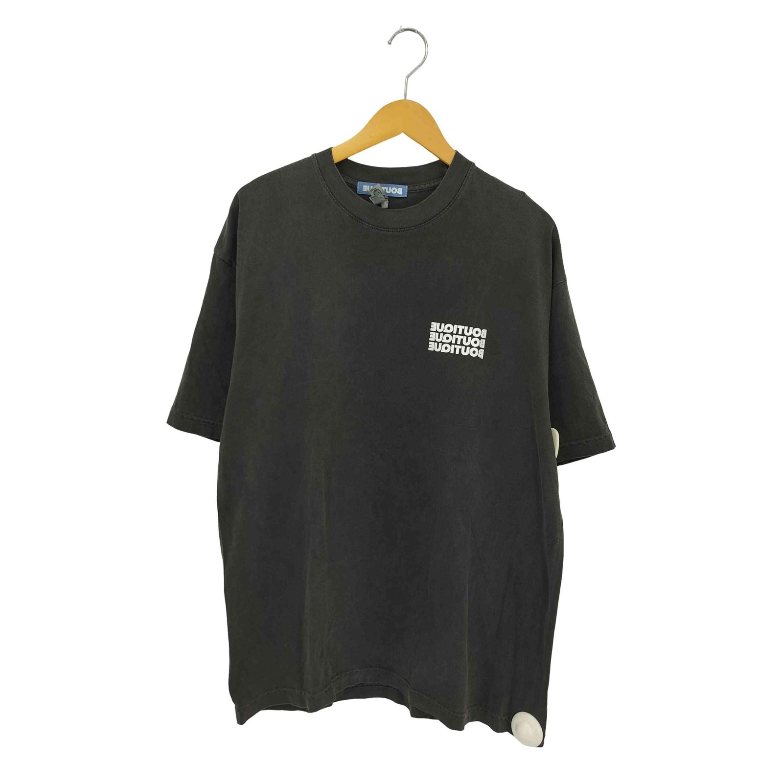 【人気SALE，人気】 ユーズドフルギ USED古着 {{BOUTIQUE}} BOUTIQUE TEE GARMENT DYE CHARCOAL メンズ JPN：L Tシャツ