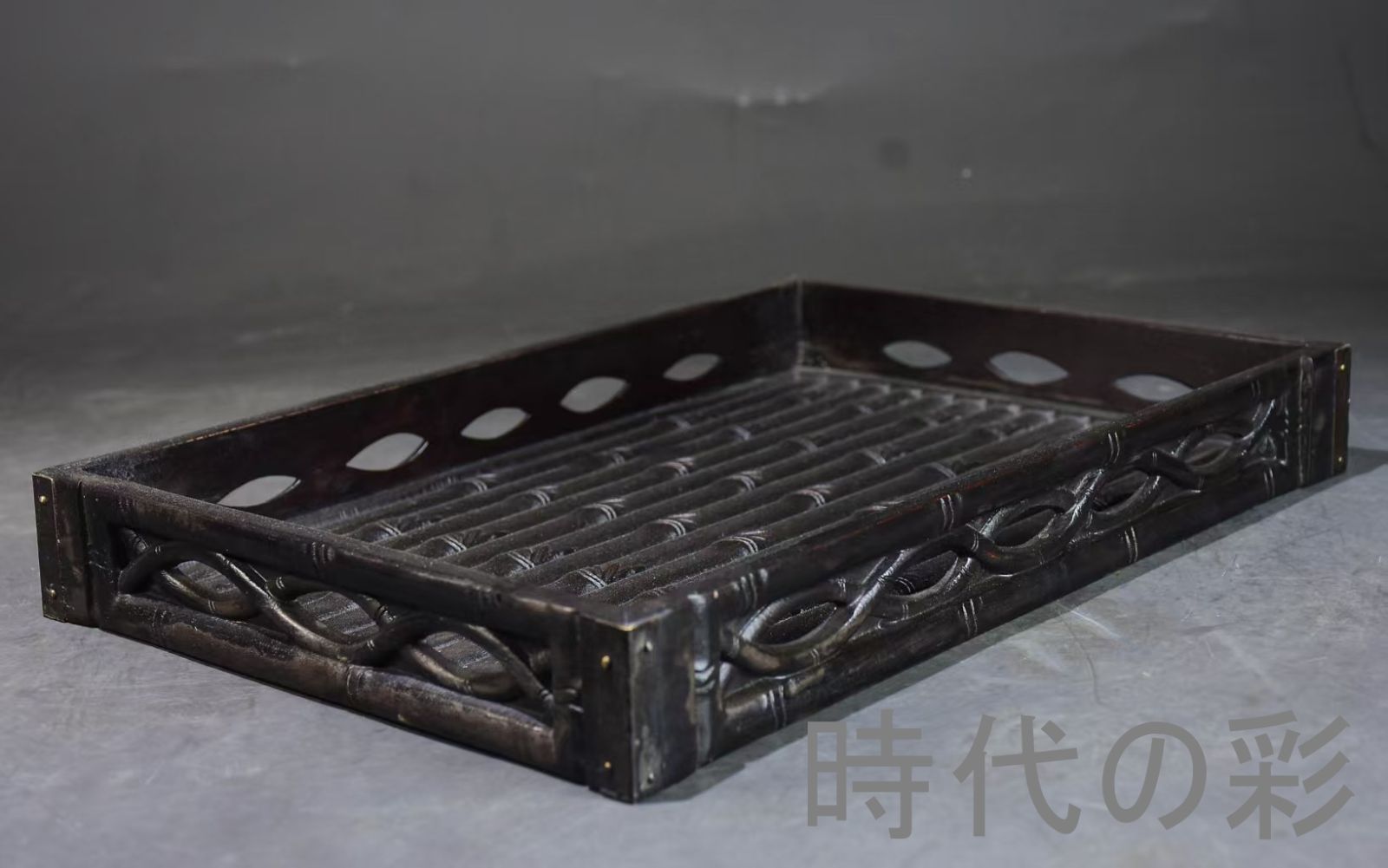 木製工芸品 文房置物