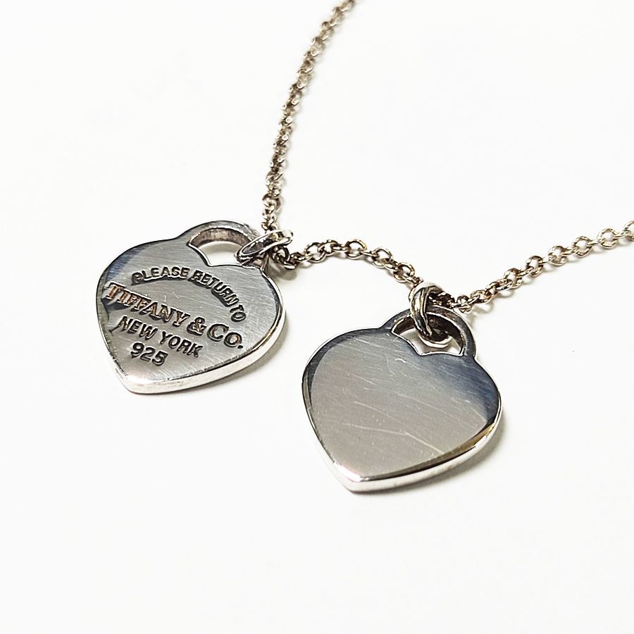 併売商品 ◆ ◆TIFFANY-Co. ティファニー リターントゥダブルハートネックレス SV925 シルバー レディース M1388 SIROKUMA-CORPORATION_COM