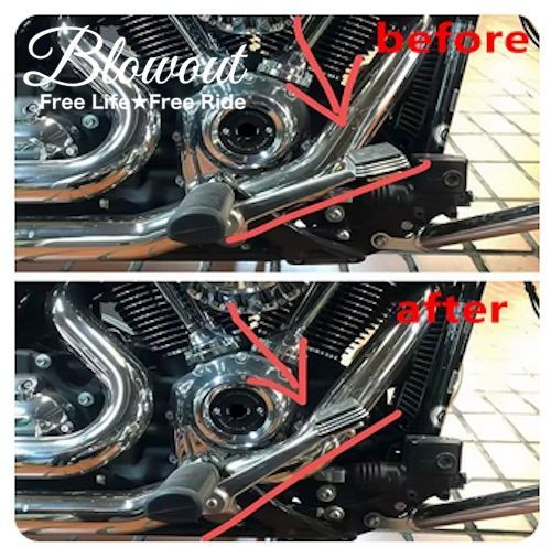 M8ソフテイル ブレーキアーム ペグ リンケージ FXBB FXBBS FXLR FXLRS FXLRST 2018