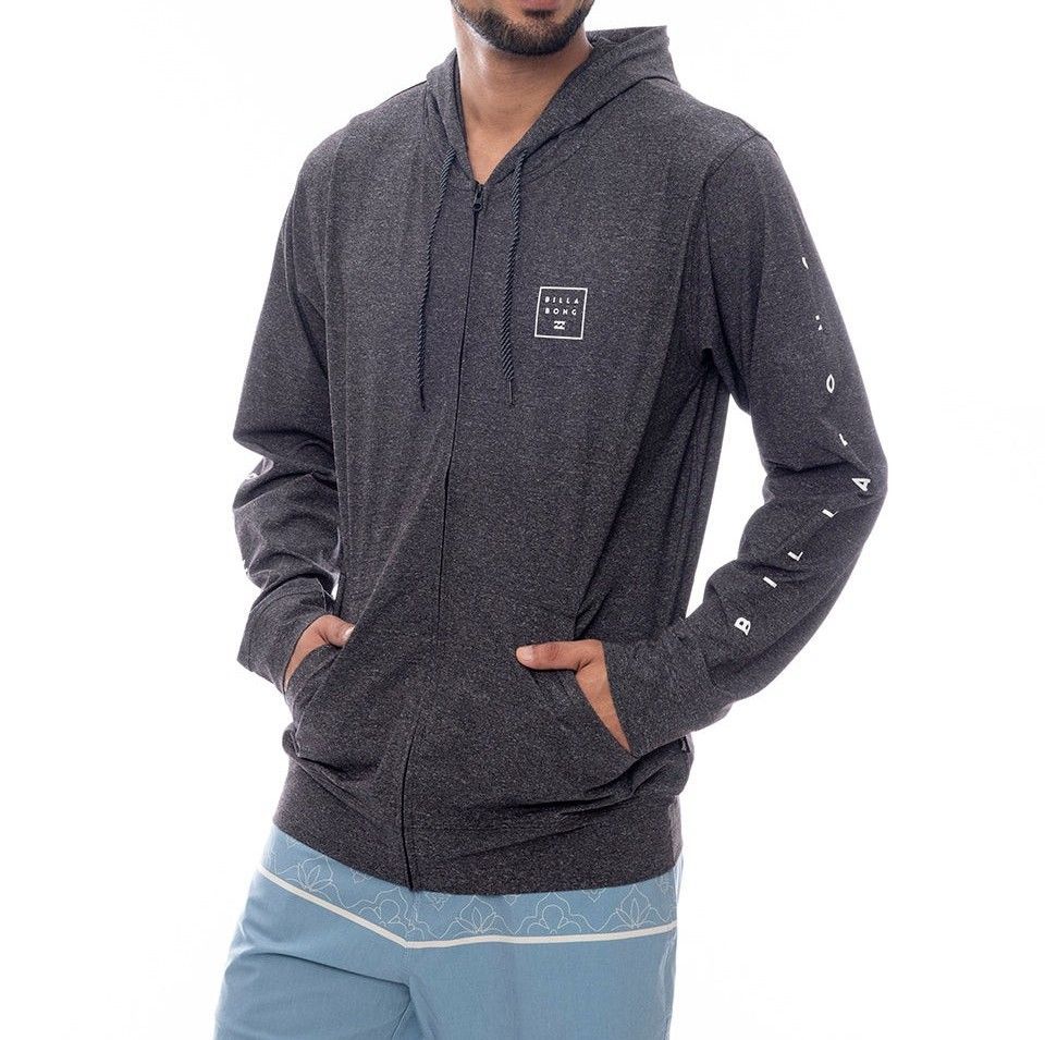 2025春夏 BILLABONG|ビラボン SURF FLEX ZIP 水陸両用ジップラッシュガード BKH メンズ BF011860