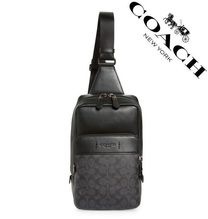 セール中】COACH コーチバッグ 69303 ブラック ボディーバッグ ベルトバッグ ウエストバッグ クロスボディー ショルダーバッグ 斜めがけバッグ  メンズバッグ クロスボディー アウトレット品 新品未使用 - メルカリ