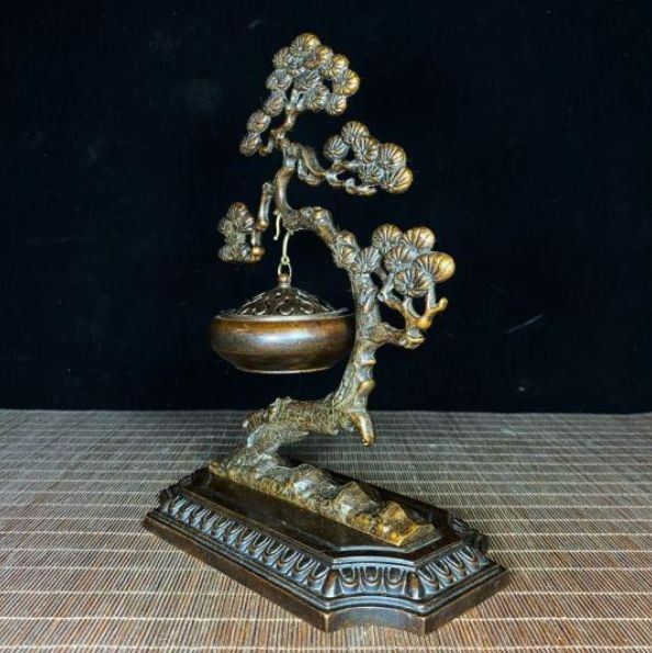 浮彫 竜紋茶壺 酒壺 銅壺 茶道 工芸品 美術品 置物 工芸品