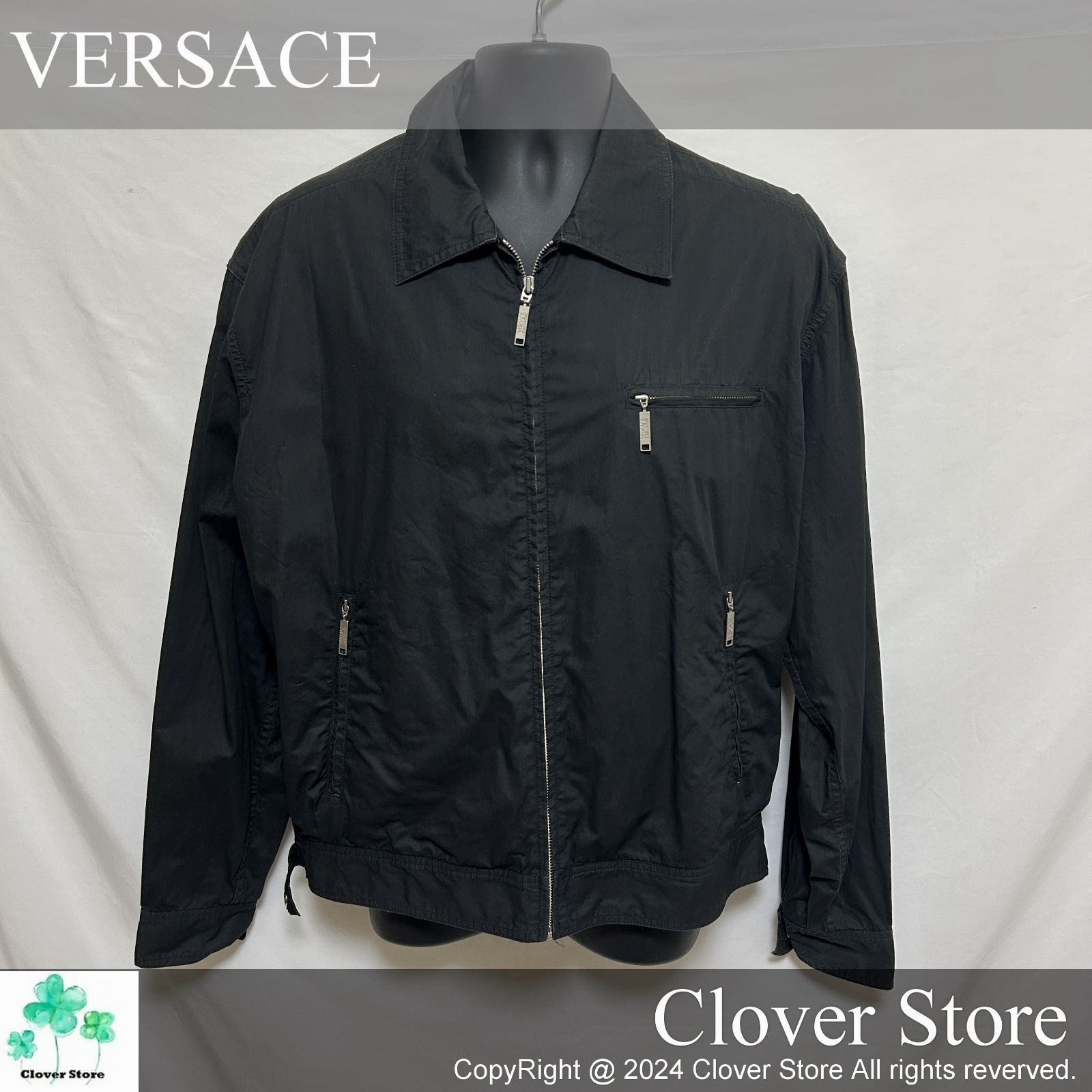 最終価格！ 【美品Aランク】 VERSACE ヴェルサーチ メンズ ブルゾン