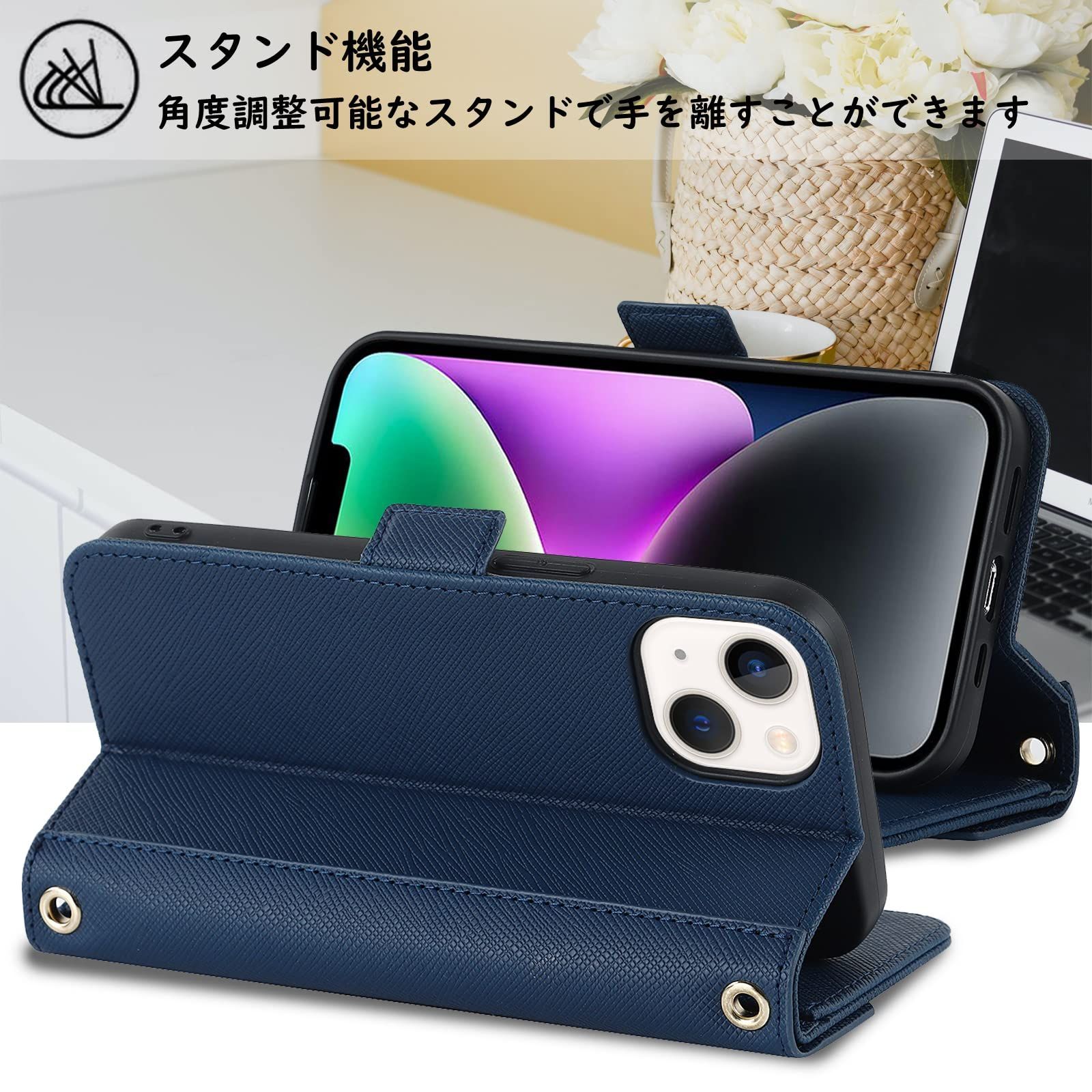iPhone 14 pro max 携帯ケース 財布型 鏡付き カード収納 Amazon.co.jp: Smarfy iPhone14 Pro ケース 背面「 ミラー