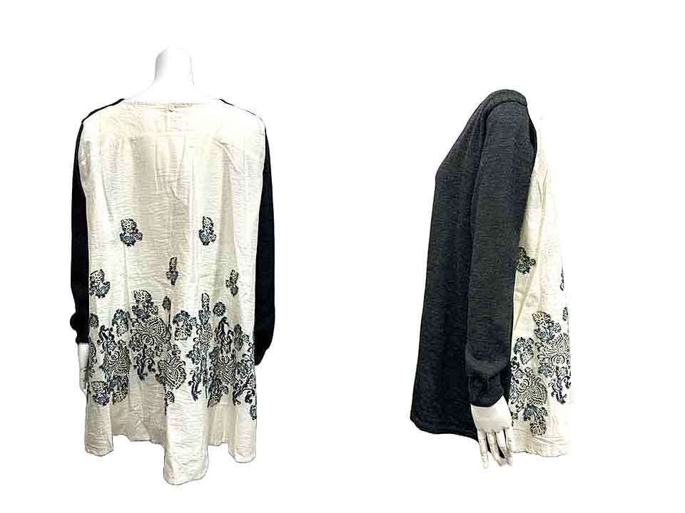 中古】TO BE CHIC トゥービーシック ニット 46サイズ 大きいサイズ 七